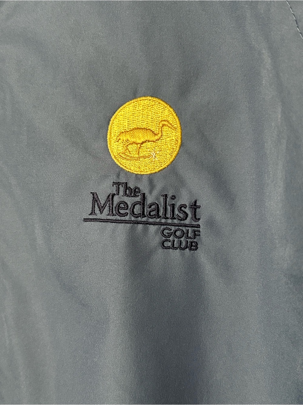 Sun Mountain Medalist Golf Club Hobe Sound Quarter Zip Windbreaker Jacket Blue M - Picture 5 of 13